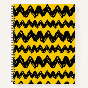 Charlie Brown Zig Zag Pattern Notebook