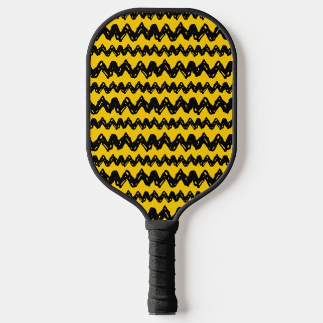 Charlie Brown Zig Zag Pattern Pickleball Paddle (Front)
