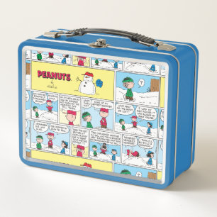 Charlie Brown's Baseball Memories Metal Lunch Box