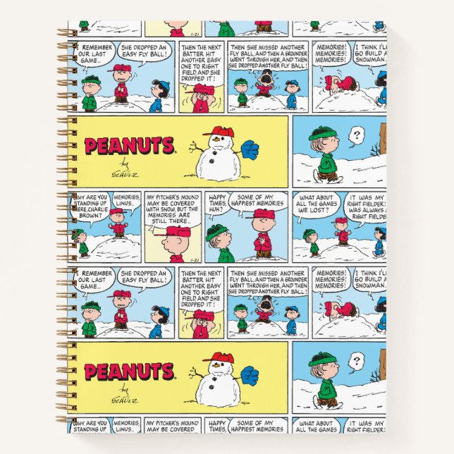 Charlie Brown's Baseball Memories Notebook (Front)