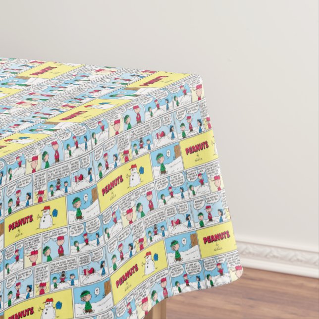 Charlie Brown's Baseball Memories Tablecloth (In Situ)