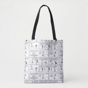 Charlie Brown's Memories At The Pitcher's Mound Tote Bag
