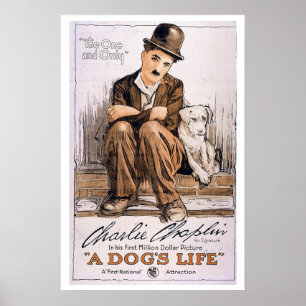 Charlie Chaplin, Copy of 1918 Theatrical Vintage Poster