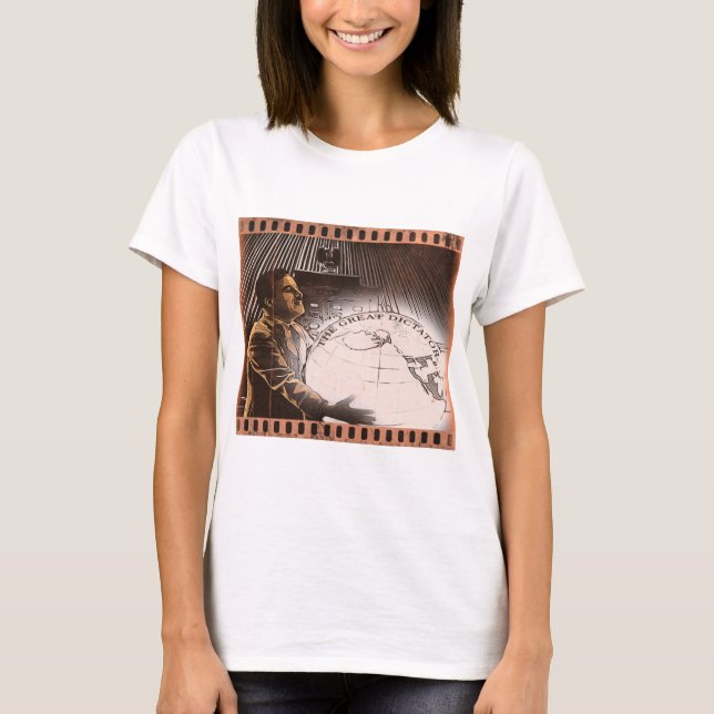 Charlie Chaplin T-ShirtThe Great Dictator, Charlie T-Shirt (Front)