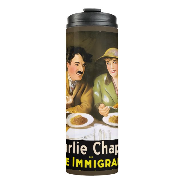 Charlie Chaplin/The Immigrant Thermal Tumbler (Front)