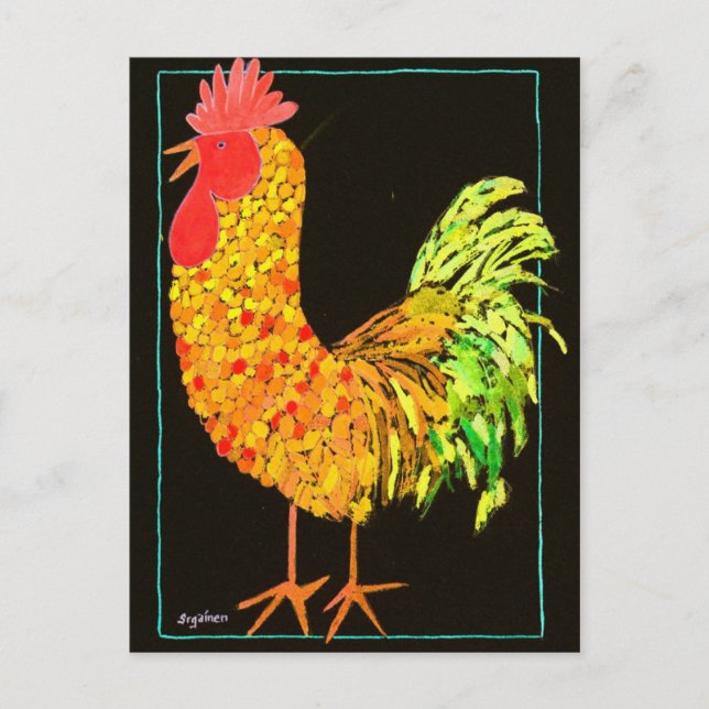 Charlie Cheery Rooster #1 Postcard (Front)