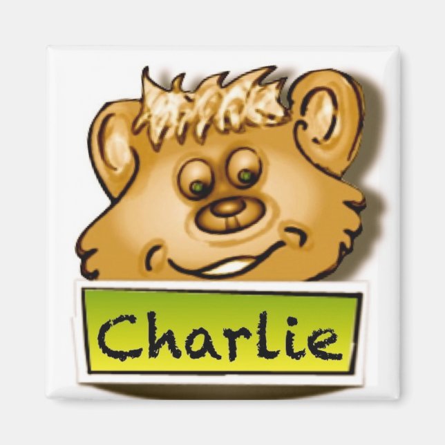 Charlie D. Dog Magnet (Front)