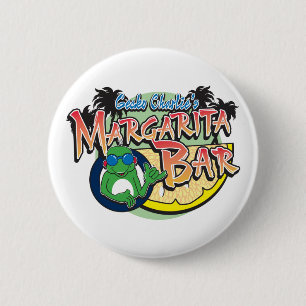 Charlie Geckos Margarita Bar 6 Cm Round Badge