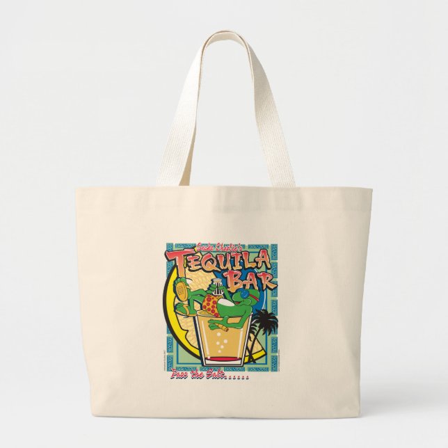 CHARLIE-in-SHOT Large Tote Bag (Front)
