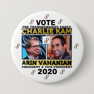 Charlie Kam / Arin Vahanian for President 2020 7.5 Cm Round Badge