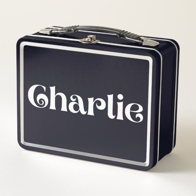 Charlie Metal Lunch Box (Front)
