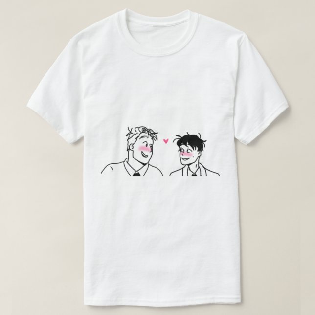 Charlie+Nick Heartstopper   T-Shirt (Design Front)
