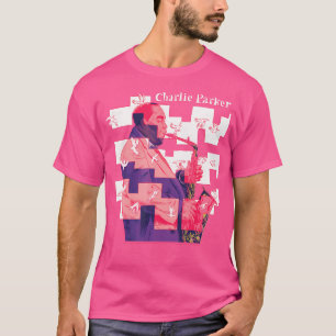 Charlie Parker Chasin The Bird Abstract Jazz Music T-Shirt