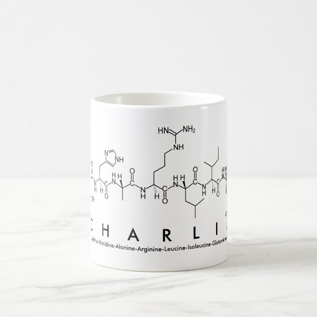 Charlie peptide name mug (Center)