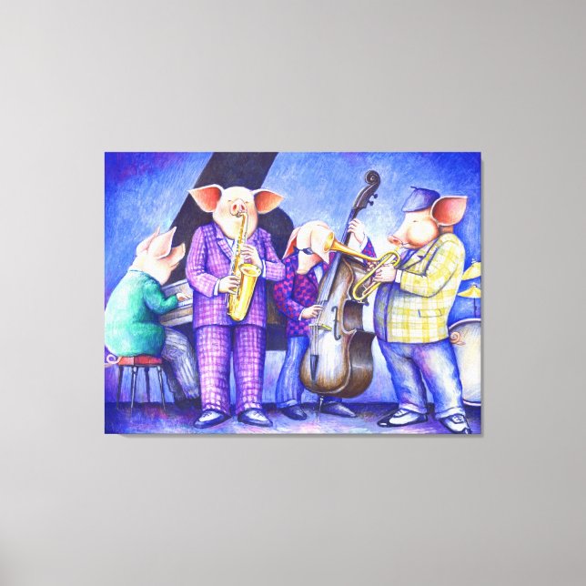 Charlie Porker and the All Sties Jazz Print (Front)