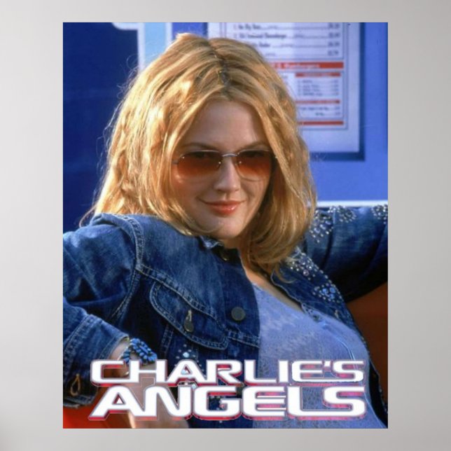 Charlie’s Angels Drew Barrymore Poster (Front)
