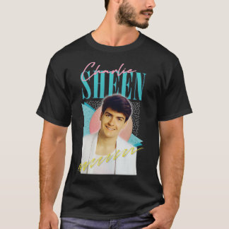 Charlie Sheen 80s Aesthetic T-Shirt