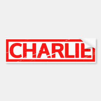 Charlie Stamp Bumper Sticker