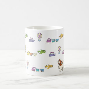 Charlie the Cavalier Travels the World Mug