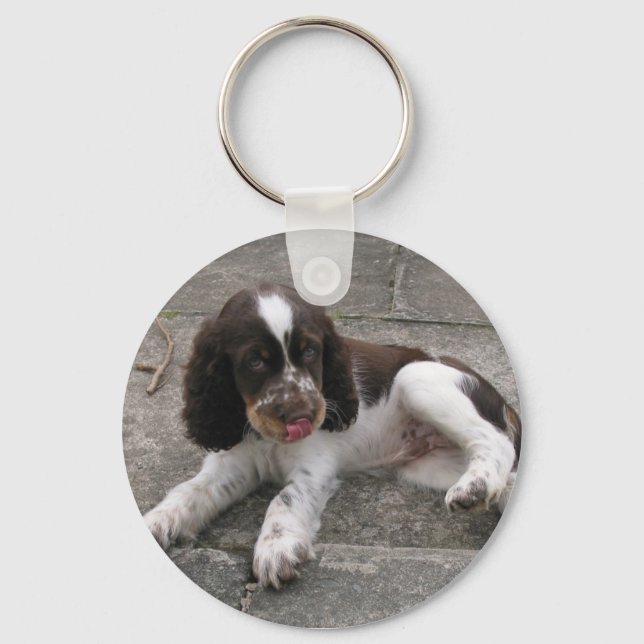 Charlie The Springer! Key Ring (Front)