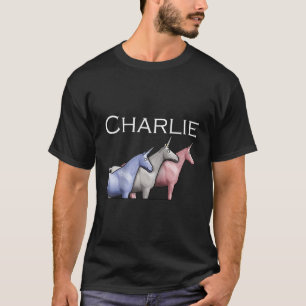 Charlie The Unicorns Shun  Raglan Baseball Tee