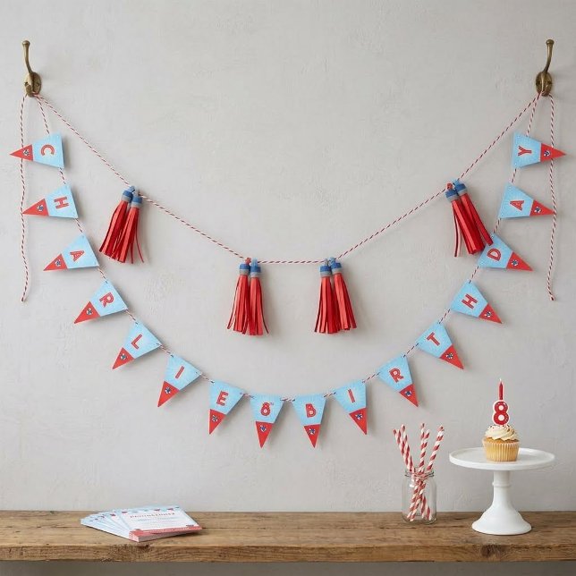 Charlie's 8th Birthday Bowling Party Bunting (Creator Uploaded)