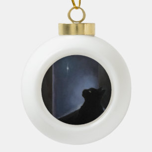 Charlie's Christmas Spirit Ceramic Ball Christmas Ornament