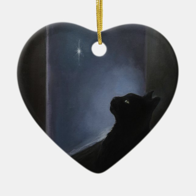 Charlie's Christmas Spirit Ceramic Tree Decoration (Front)