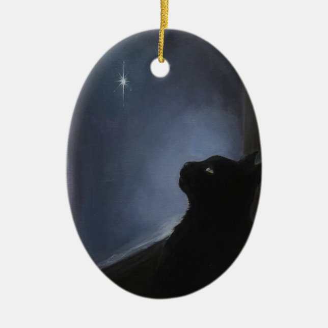 Charlie's Christmas Spirit Ceramic Tree Decoration (Front)