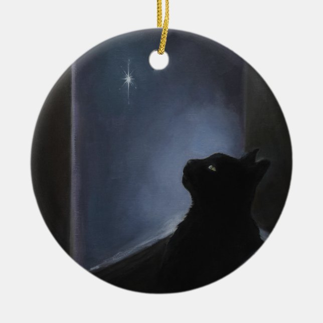 Charlie's Christmas Spirit Ceramic Tree Decoration (Front)