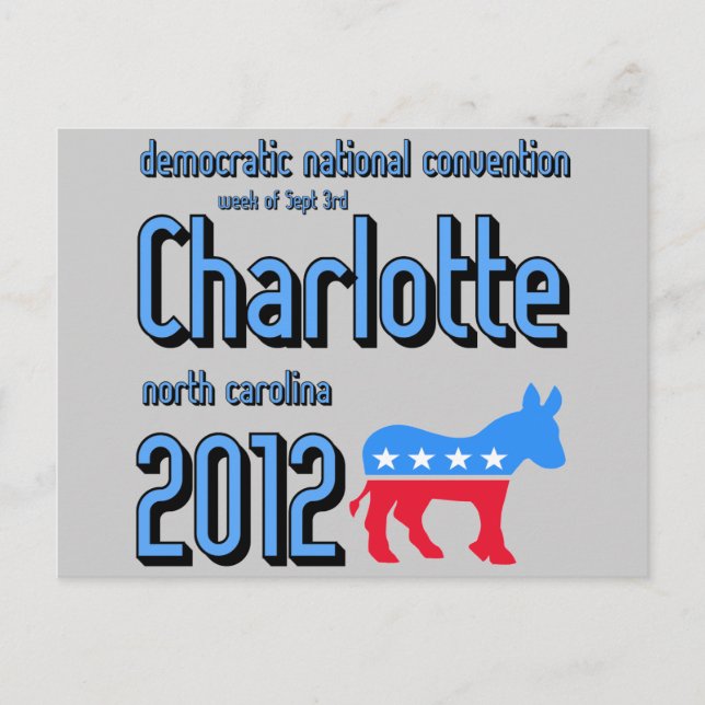 Charlotte 2012 postcard (Front)