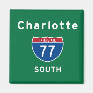 Charlotte 77 magnet