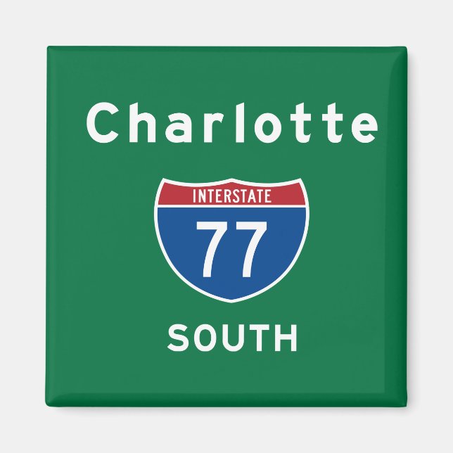 Charlotte 77 magnet (Front)