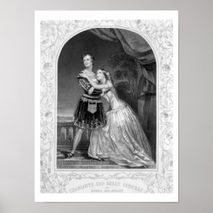 Charlotte and Susan Cushman as Romeo and Juliet, A Poster
