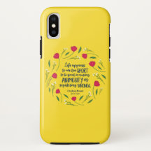 Charlotte Bronte Jane Eyre Floral Life Book Quote