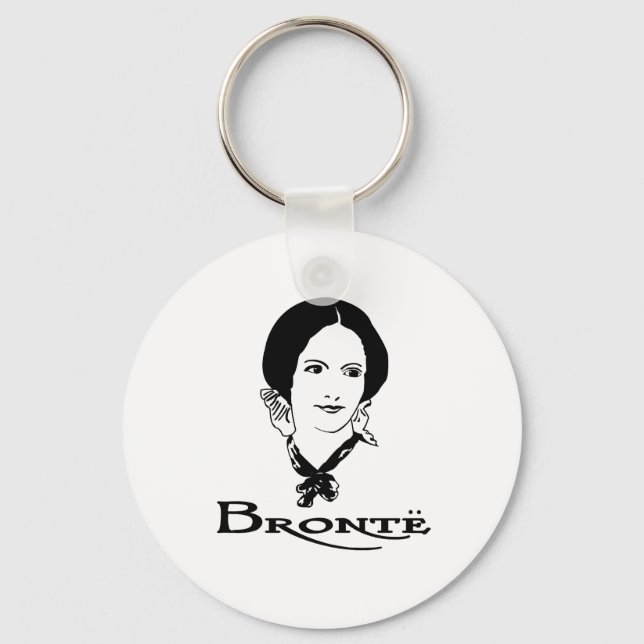 Charlotte Bronte Key Ring (Front)