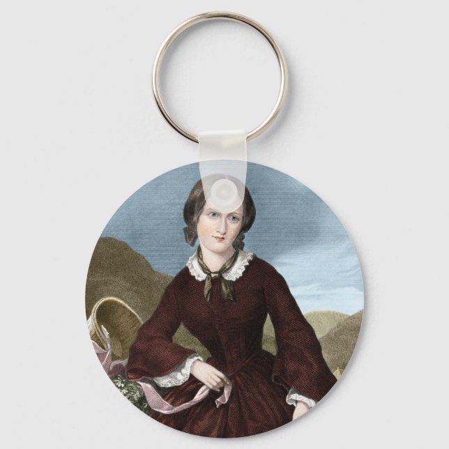 Charlotte Bronte Key Ring (Front)