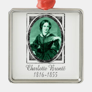 Charlotte Brontë Metal Tree Decoration