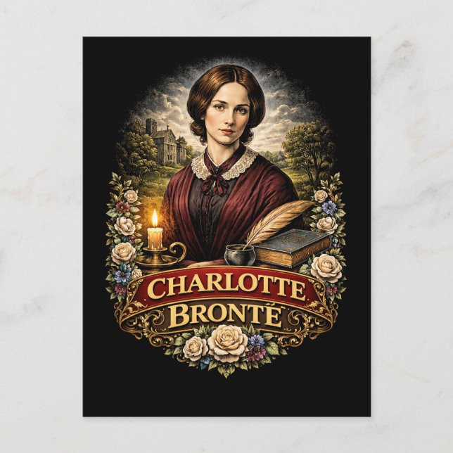 Charlotte Brontë Postcard (Front)