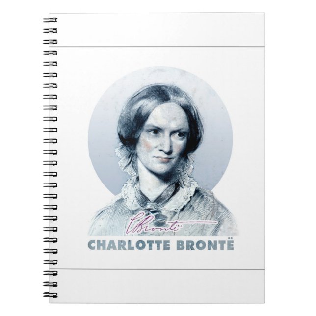 Charlotte Bronte Richmond Painting Portrait Notebook (Front)