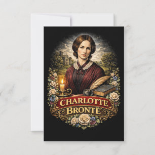 Charlotte Brontë Thank You Card