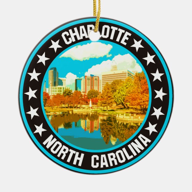 Charlotte Ceramic Tree Decoration (Front)