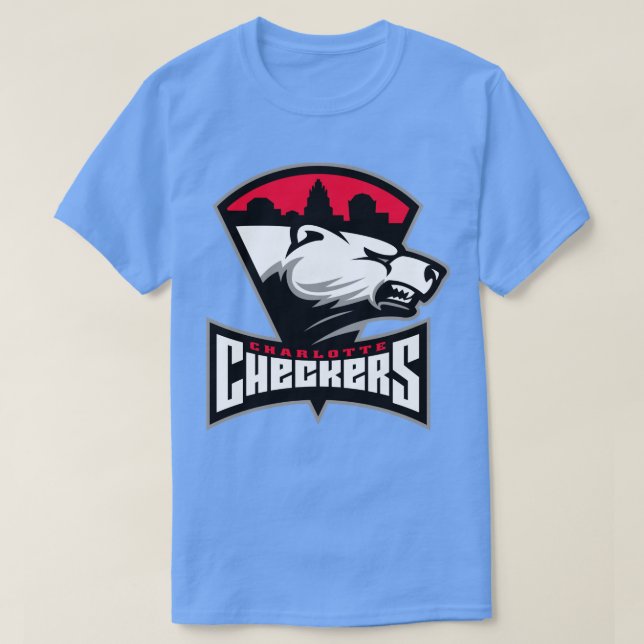 Charlotte Checkers T-Shirt (Design Front)