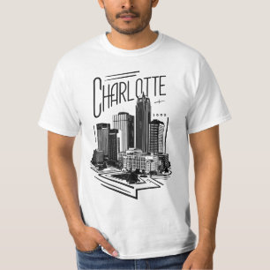Charlotte City North Carolina USA T-Shirt