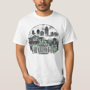 Charlotte City North Carolina USA T-Shirt