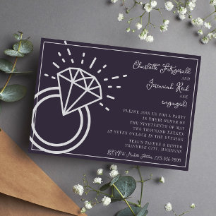 Charlotte   Curated Colour   Engagement Party Invitation
