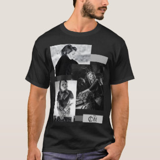 Charlotte de Witte - black and white   T-Shirt