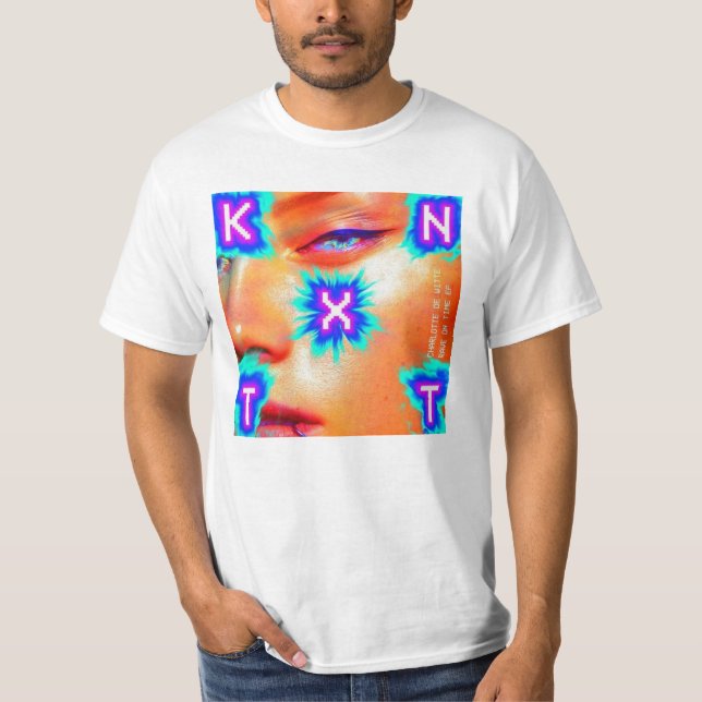 Charlotte de witte retro T-Shirt (Front)