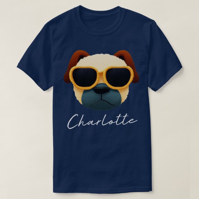 Charlotte Dog T-Shirt (Design Front)