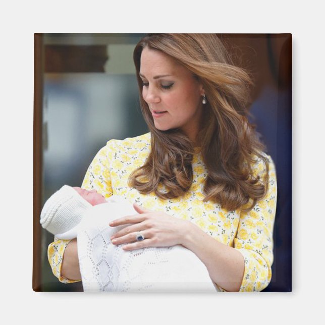 Charlotte Elizabeth Diana - British Will Kate Magnet (Front)